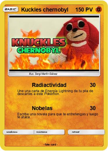 Pokemon Kuckles chernobyl