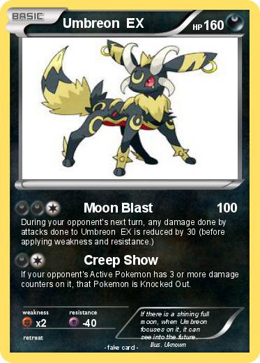 Pokemon Umbreon  EX