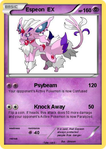 Pokemon Espeon  EX