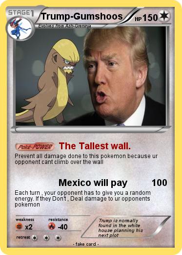 Pokemon Trump-Gumshoos