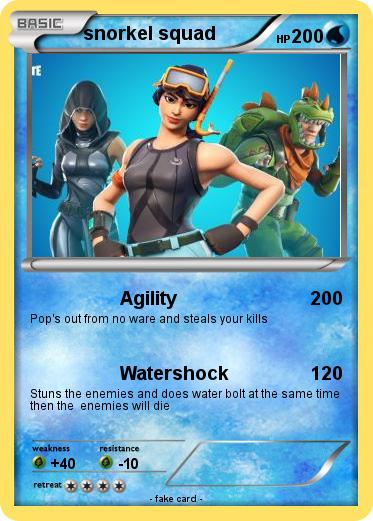 Pokemon snorkel squad