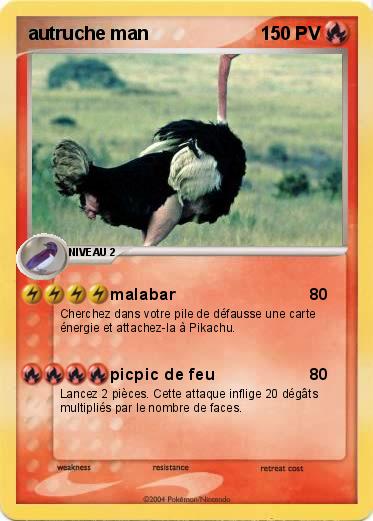 Pokemon autruche man