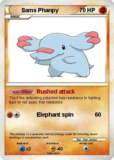 Pokemon Sams Phanpy