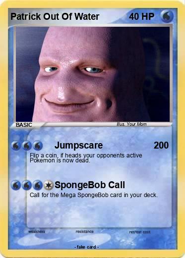 Pokemon Patrick Out Of Water