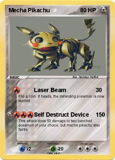 Pokemon Mecha Pikachu