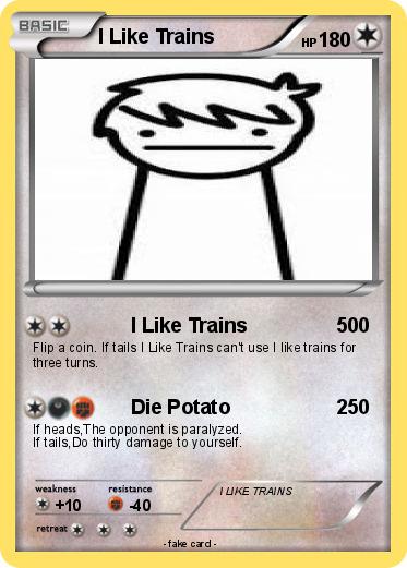 Pokemon I Like Trains