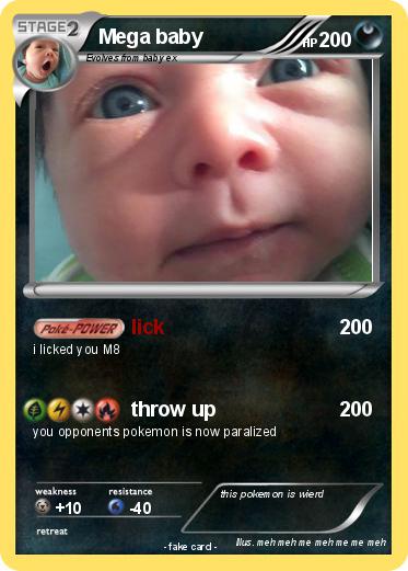 Pokemon Mega baby