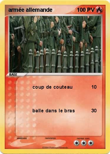 Pokemon armée allemande