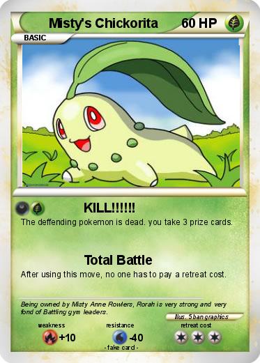 Pokemon Misty's Chickorita