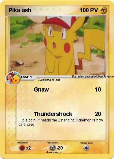 Pokemon Pika ash
