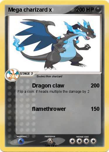 Pokemon Mega charizard x