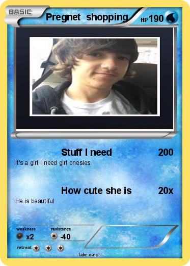 Pokemon Pregnet  shopping