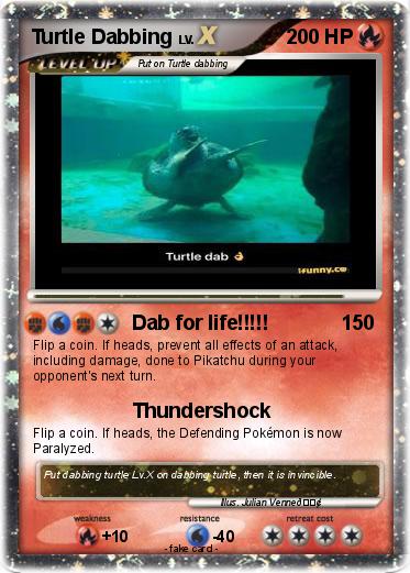 Pokemon Turtle Dabbing