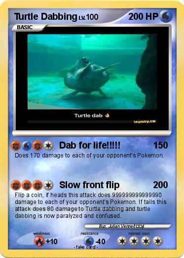 Pokemon Turtle Dabbing