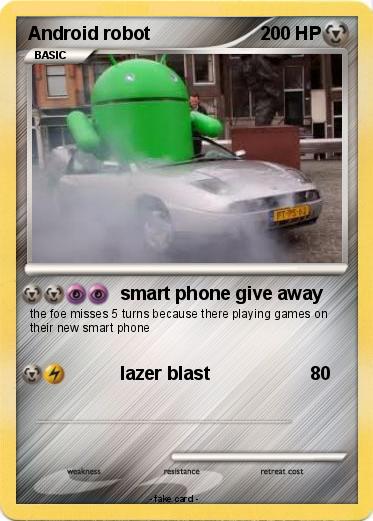 Pokemon Android robot