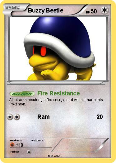Pokemon Buzzy Beetle