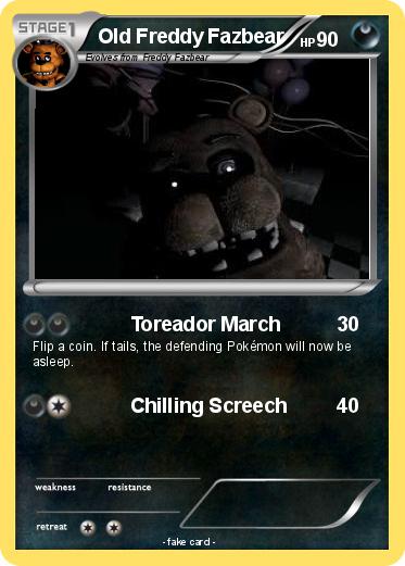 Pokemon Old Freddy Fazbear