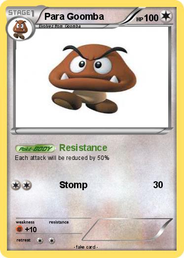 Pokemon Para Goomba
