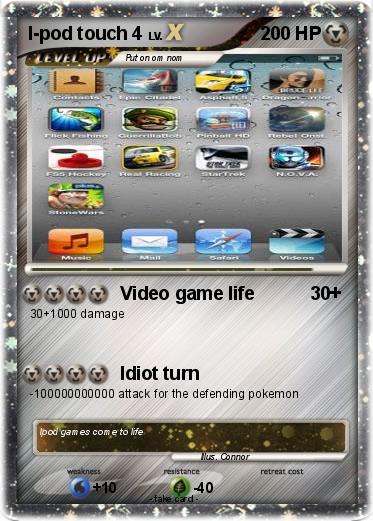 Pokemon I-pod touch 4