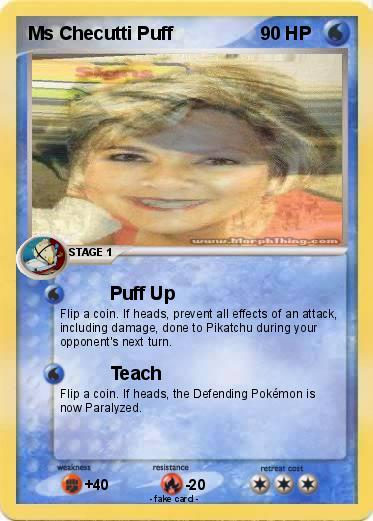 Pokemon Ms Checutti Puff