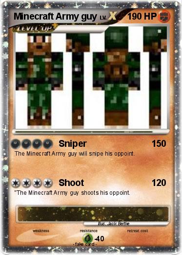 Pokemon Minecraft Army guy