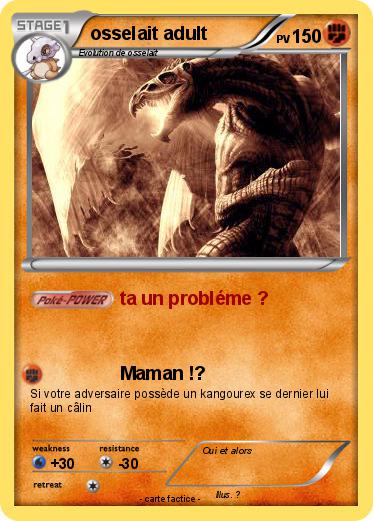Pokemon osselait adult