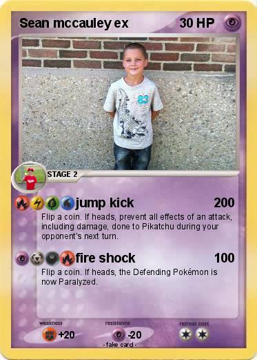 Pokemon Sean mccauley ex