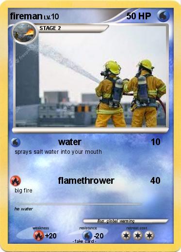 Pokemon fireman