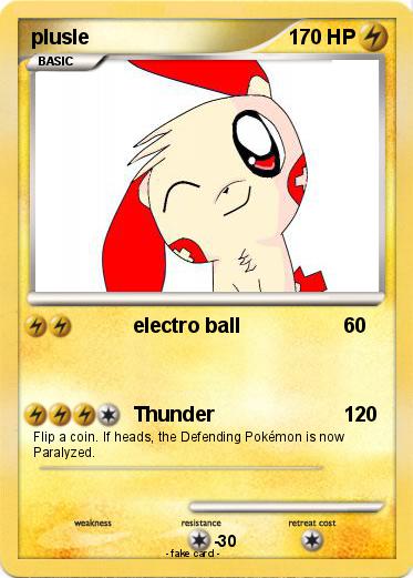 Pokemon plusle