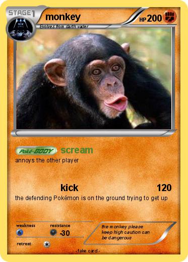 Pokemon monkey