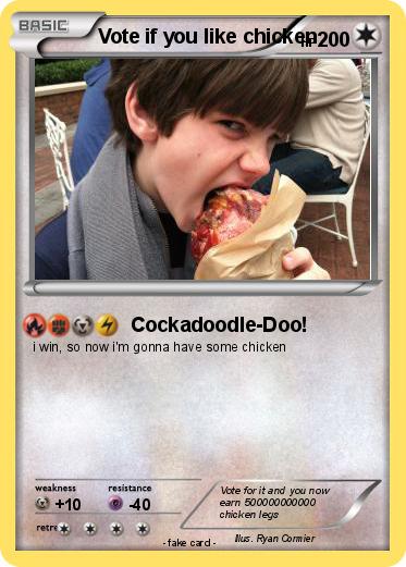 Pokemon Vote if you like chicken