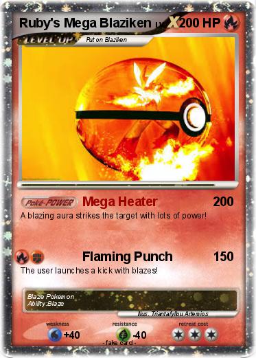 Pokemon Ruby's Mega Blaziken