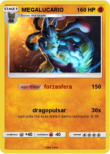 Pokemon MEGALUCARIO