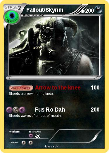 Pokemon Fallout/Skyrim