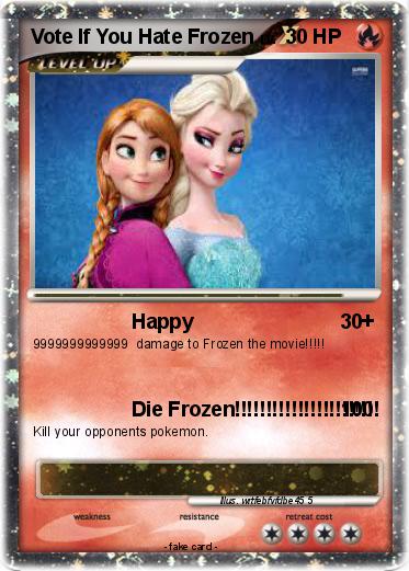 Pokemon Vote If You Hate Frozen