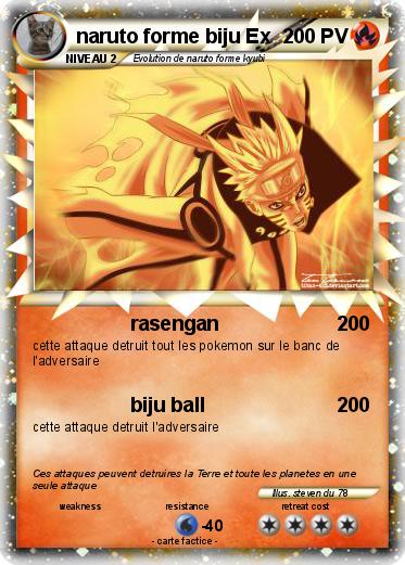 Pokemon naruto forme biju Ex