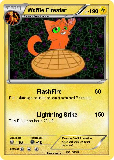 Pokemon Waffle Firestar