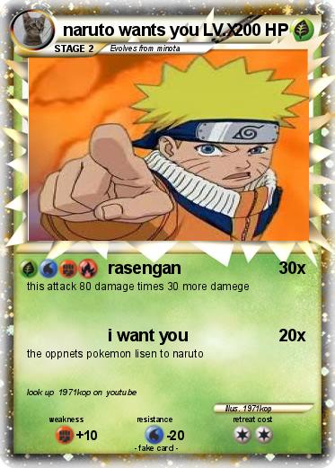 Pokemon naruto wants you LV.X