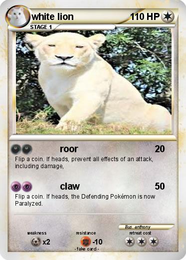 Pokemon white lion