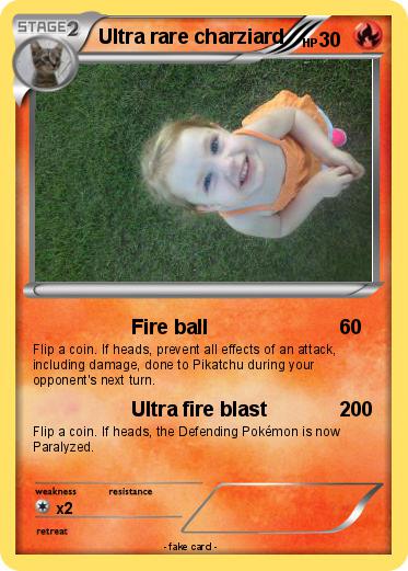 Pokemon Ultra rare charziard