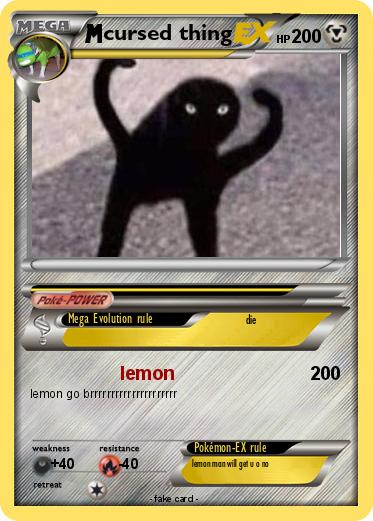 Pokemon cursed thing