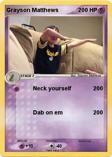 Pokemon Grayson Matthews