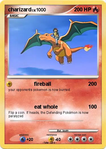 Pokemon charizard