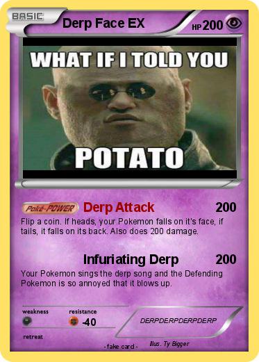 Pokemon Derp Face EX