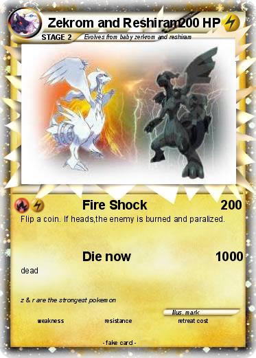 Pokemon Zekrom and Reshiram