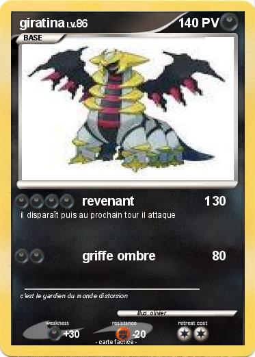 Pokemon giratina