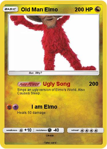Pokemon Old Man Elmo