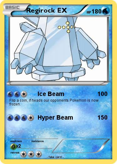 Pokemon Regirock EX