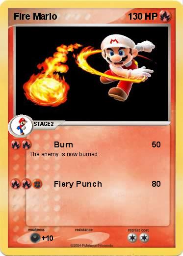 Pokemon Fire Mario