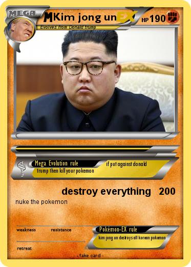 Pokemon Kim jong un